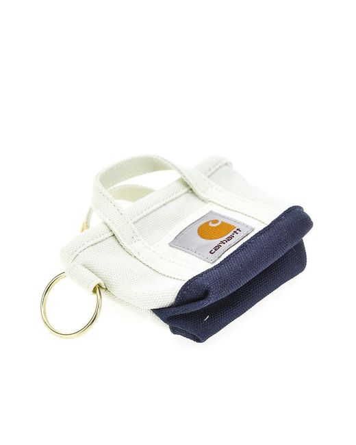 Carhartt White 'Mini Tote Bag' Keyholder for men