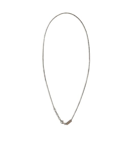 Maison Margiela White Brass Necklace