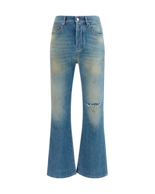 Amiri Blue Flared Jeans Slash