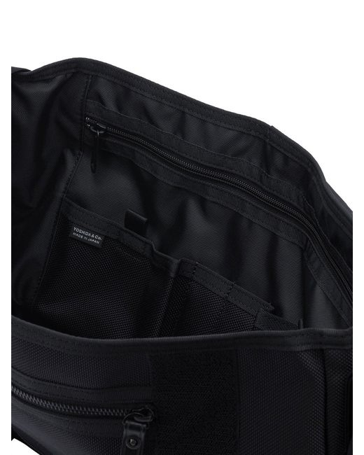 PORTER-YOSHIDA & CO Black "Heat" Medium Crossbody Bag for men
