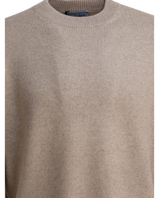 Prada Brown Re-Cashmere Crewneck Sweater for men