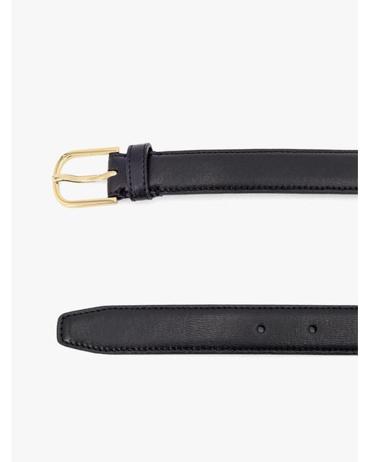 Totême White Leather Belt