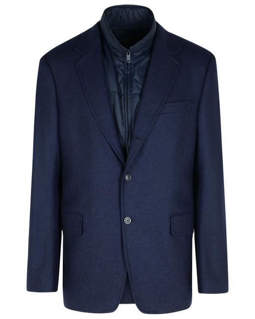 Fay Blue 'Db' Polyamide Jacket for men