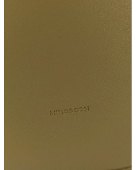 MINOBOSSI Green Lizzie Leather Crossbody Bag