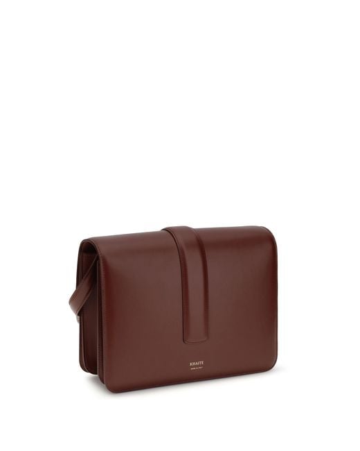 Khaite Purple Shoulder Bag Blake Leather