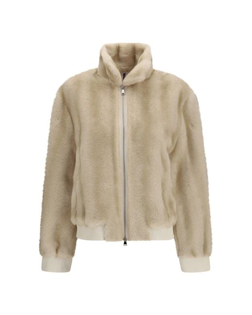 S.w.o.r.d 6.6.44 Natural Sword 6.6.Faux Fur Jacket Cream