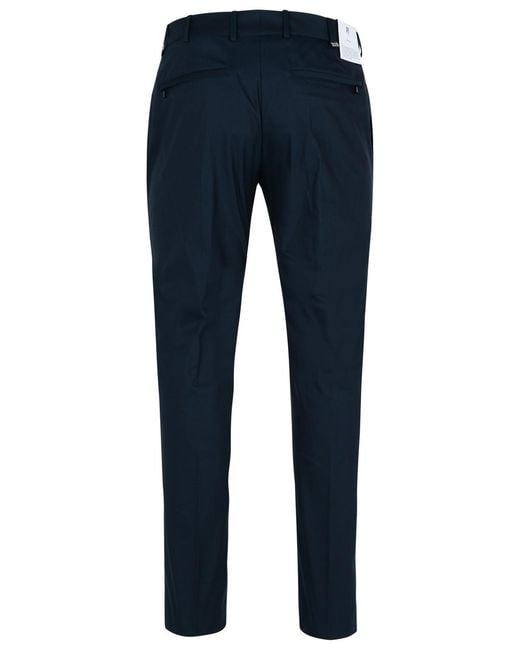 PT01 Blue Epsilo Polyester Blend Pants for men