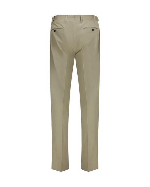 Germano Green Tailored Wool Pants 140 for men