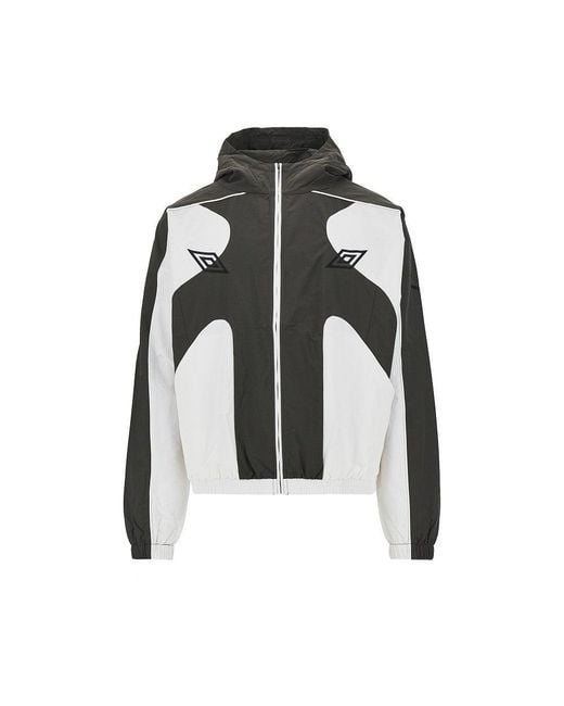 Umbro Black 'Guarding Masked' Technical Fabric Blouson for men