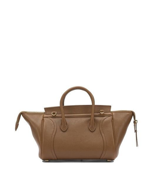 Céline Brown Luggage Small Handbag