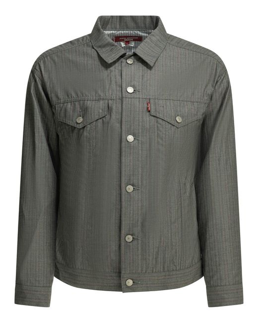 Junya Watanabe Green Levi's Type 2" Overshirt Jacket