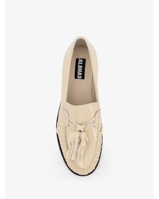 Alohas Natural Loafers Marietta Leather