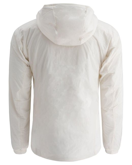 Arc'teryx White Atom Hoody Jacket for men