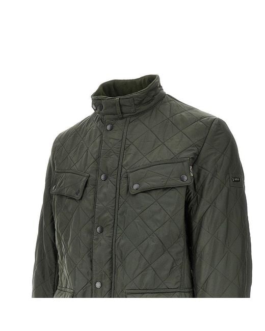 Barbour Green 'Ariel' Polarquilt Jacket for men