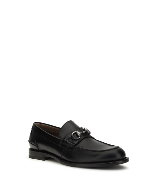 Gucci Black Horsebit Loafers for men