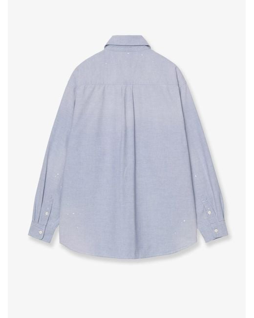 Carhartt Blue Painter Cotton Shirt for men