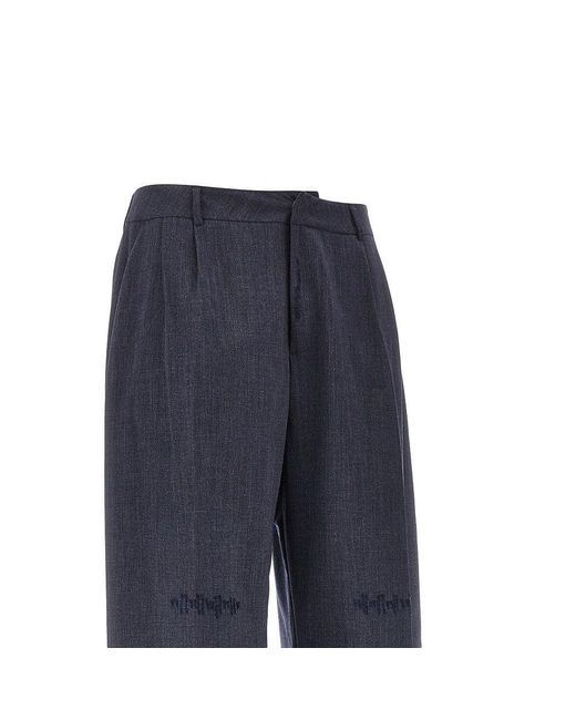 THESTROY Blue Wide-Leg 'Inno' Pants for men