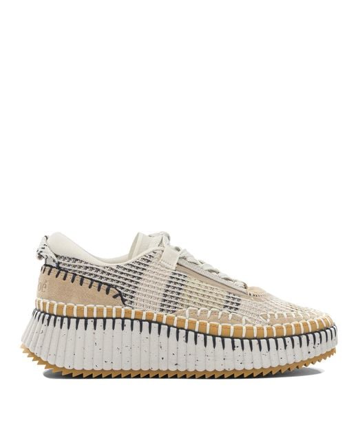 Women's White "Nama" Trainers