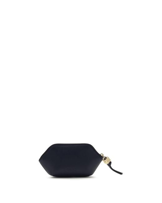 Ganni Blue Coin Purse Bou