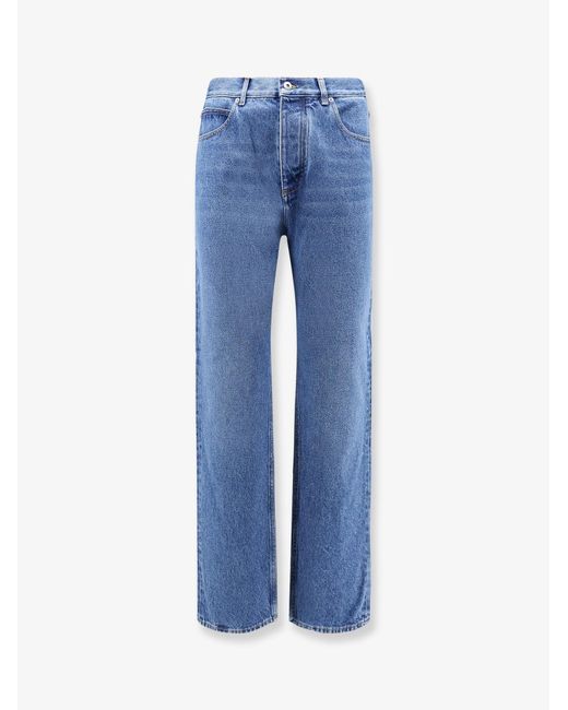 Men's Blue Regular Cotton Jeans