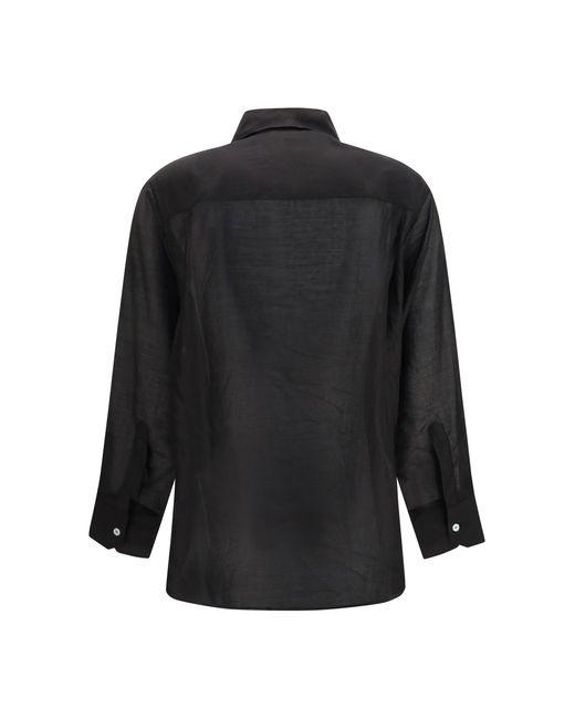 Cruna Black Buttoned Shirt Nero