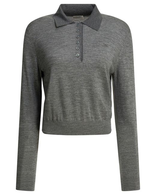 Women's Grey Cashmere Silk Knitwear