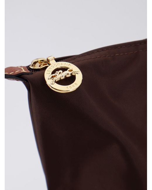 Longchamp Brown Le Pliage Nylon Shoulder Bag