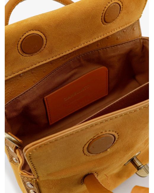 Zanellato Brown Crossbody Bag Suede