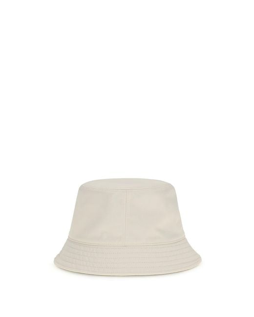 Moncler White Reversible Bucket Hat