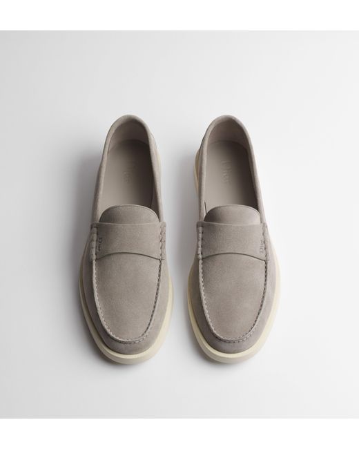 Dior White Granville Loafers for men