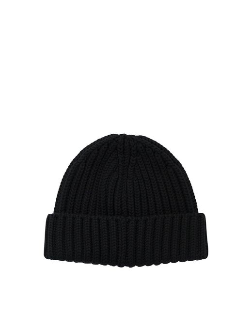 Prada Black Wool Beanie