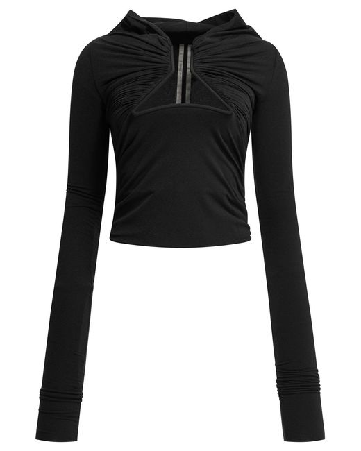 Rick Owens Black "Ls Prong" Casual Top