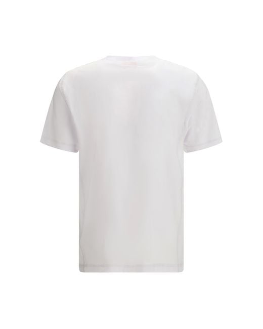 DIESEL White T-Madjust-Tr T-Shirt for men