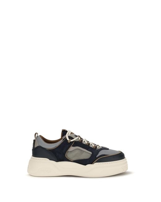 Fendi White Sneakers Force Calf Leather for men