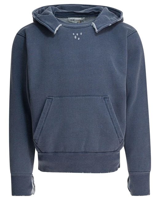 Our Legacy Blue Hoodies for men