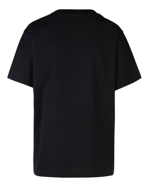Moschino Black Cotton T-Shirt