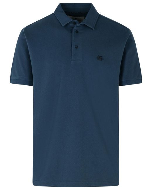 Etro Blue Rome Tshirt for men