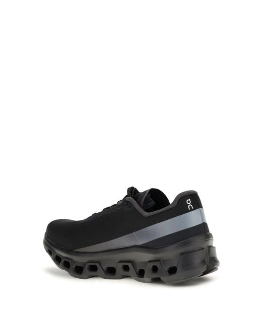 On Shoes Black Cloudmster 1 Sneakers for men