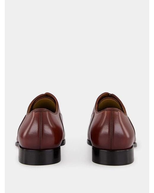 Christian Louboutin Red "Greggory Oxfords" Lace Up Shoes for men