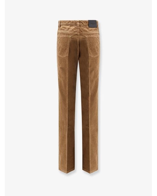 Saint Laurent Natural Clyde Corduroy Trousers
