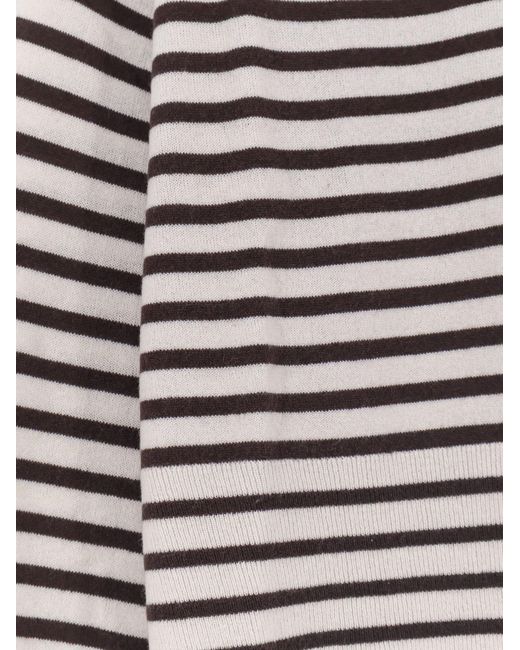 Closed Black Striped Cashmere Sweater