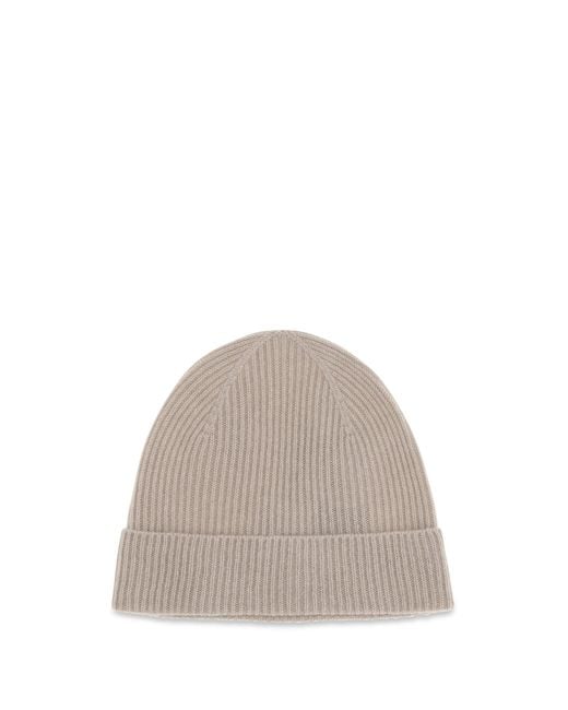 Kiton Gray Beanie Hat for men