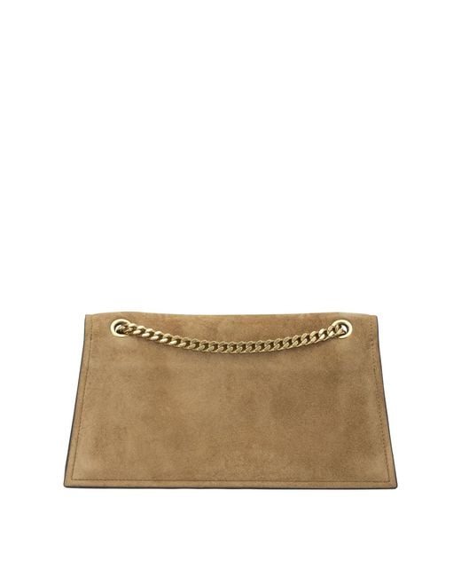 Tory Burch Natural Shoulder Bags