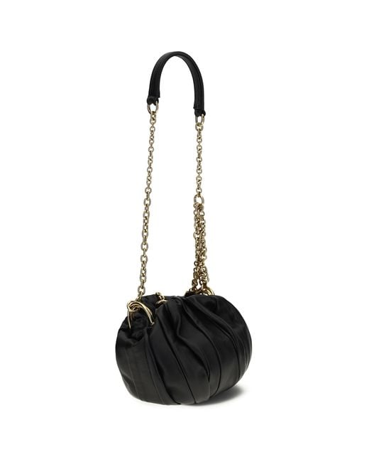 Chloé Black Chloé Plissé Shoulder Bag