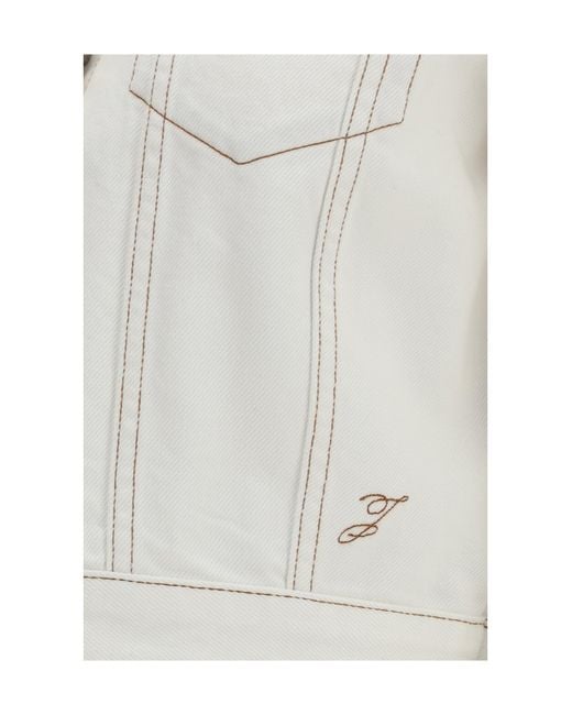 Jacquemus White Ovalo Jacket