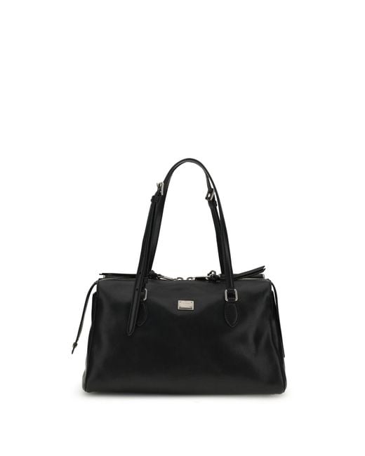Dolce & Gabbana Black Vittoria Handbag