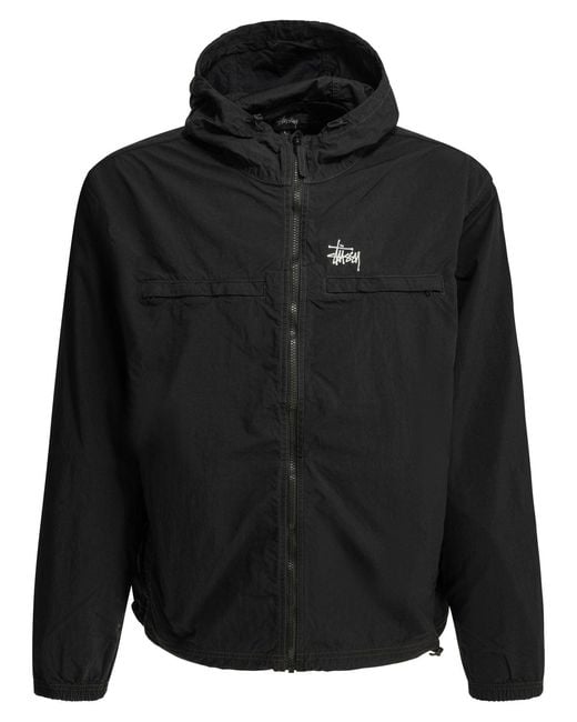 Stussy Black Nylon Jacket for men