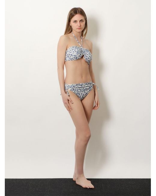 Isabel Marant White Salma Bikini Top