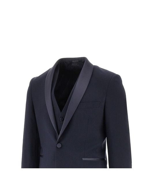 Tagliatore Blue Super 120's Wool Tuxedo Suit for men