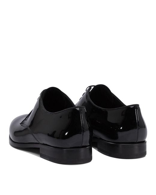 Fabi Black Lace-Up Shoes for men
